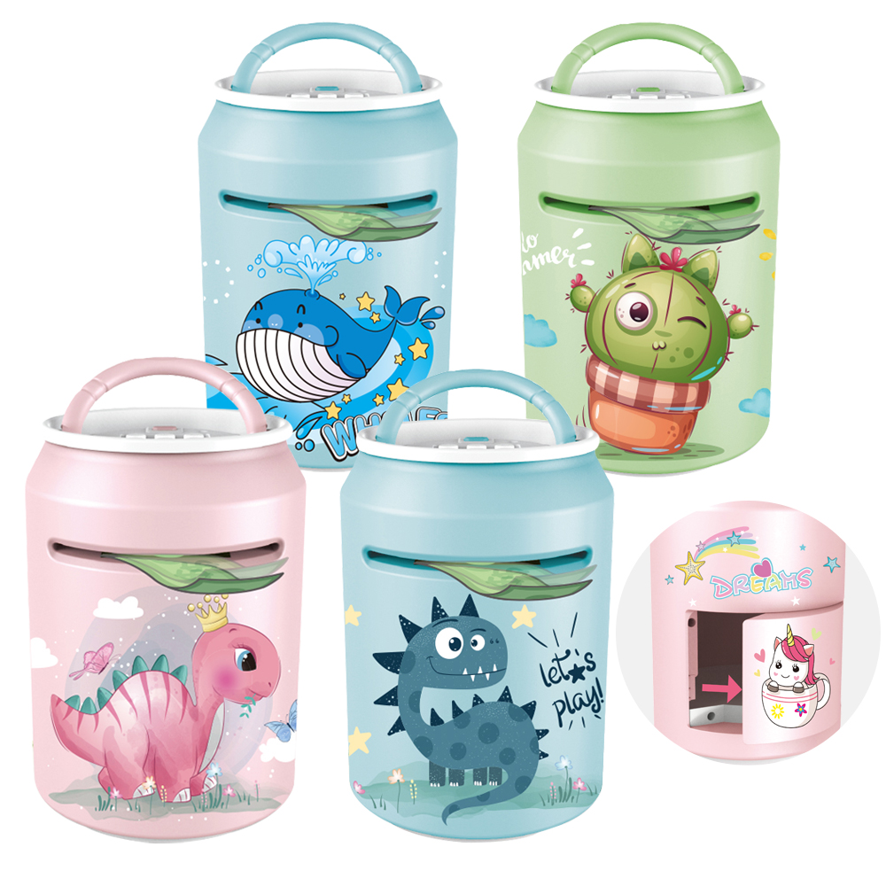 Qilong, оптовая продажа, копилка, игрушка, мини-Сейф, ролевая игра, копилка для денег, коробка для детей, развивающая пластиковая игрушка, копилка, игрушка