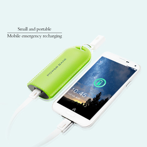 Mini batería portátil de bolsillo de 4000/4400/5200 mAh con cable de carga tipo llavero - Product Image 3