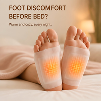 Patch chauffant pour les pieds à la moxibustion, pour les pieds froids, pour réchauffer les orteils, soin des pieds à base de plantes de médecine chinoise, pour les employés de bureau, les conducteurs, les personnes âgées