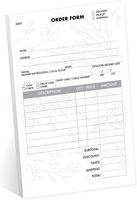 Livre de factures de vente en gros sans carbone pour formulaire de commande de vente pour petites entreprises, livre de reçus avec carton