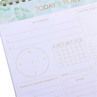 Bloc-notes de planification du jour à prix compétitif, blocs-notes mémo du fabricant, commande en gros, bloc-notes personnalisé
