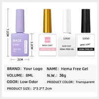 Vernis à ongles en gel UV DIY français en marque privée OEM, base coat, top coat, sans essuyage, brillance élevée, longue durée, non toxique, en flacon