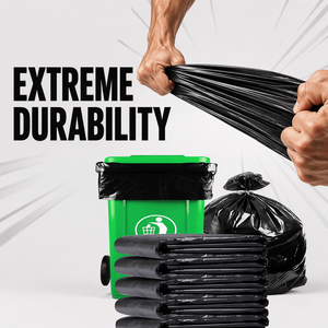 Heavy Duty Colored Drawstring Trash Bags-Custom Logo Option <strong>Scented</strong> Kitchen Bin <strong>Liners</strong> 13 Gallon Low Recycled Materials for Home - Product Image 1