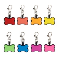 Collier en Silicone Double face, impression Logo personnalisé de haute qualité, Sublimation en aluminium époxy, étiquette d'identité pour chien