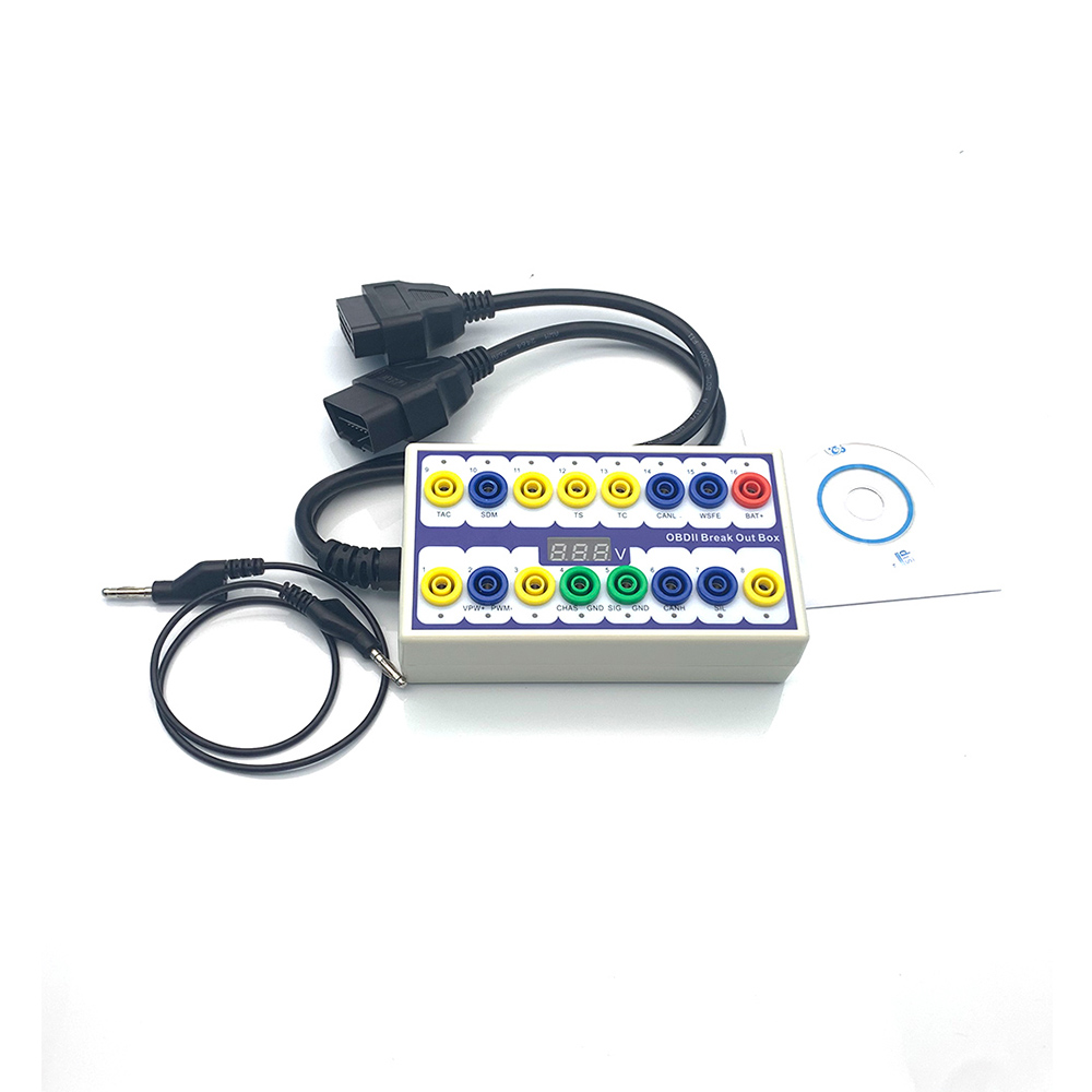 OBDII Protocol Detector OBD2 Breakout Box OBD OBDII Protocol Diagnostic Connector Detector
