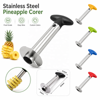 Eenvoudig Ontwerp Corer Snijmachine Ananas Dunschiller Corer Manual Anas Slicer Cutter Rvs Rvs Ananas Slicer