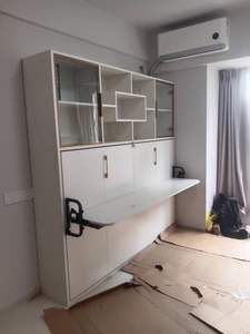 Cama Murphy Plegable Moderna Blanca Debajo de la Cama con <span class=keywords><strong>Armario</strong></span> de Almacenamiento Ajustable para Muebles de Sala de Estar - Product Image 4