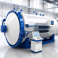Autoclave Compuesto Certificado CE para Equipamiento Deportivo con 500 ℃   Sistema de Registro de Datos y Temperatura Máxima