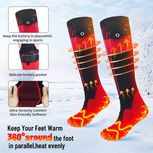 Calcetines Térmicos de Invierno con Control por Aplicación, Calcetines Térmicos para Caza, para Hombre y Mujer, 5000 mAh, Lavables - Product Image 3