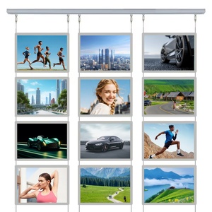 Hanging <b>Led</b> Light Box Real Estate Window Frame Poster Advertising <b>Led</b> Display Sign Light Box - Product Image 1