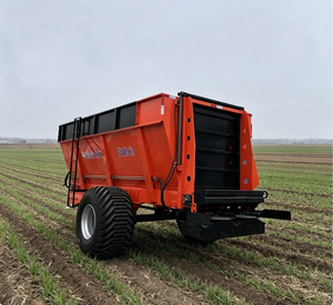 Trailer Mounted Vertical Hydraulic <strong>Manure</strong> &amp; Organic Fertilizer Spreader Machine - Product Image 3
