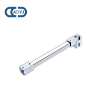 Barre de support réglable en acier inoxydable pour porte de douche, stabilisateur de paroi de douche en verre sans cadre, kit de quincaillerie facile à installer