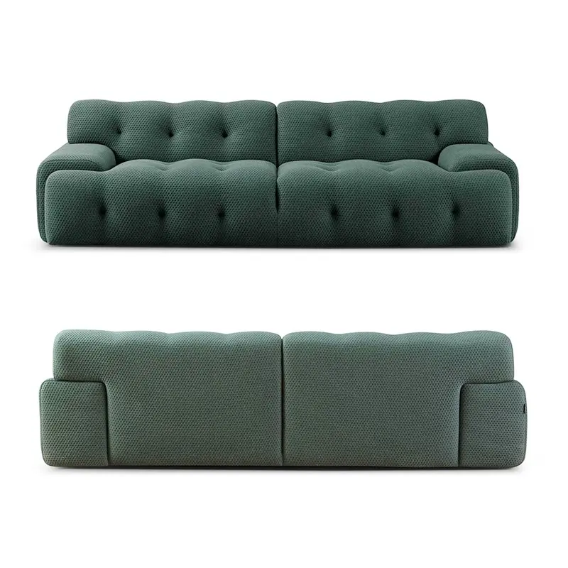 Fabriek Groothandel Franse Hoge Kwaliteit Moderne Elegante Stof Sofa Designer Stijl Complete Meubels Woonkamer