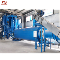 Machine de séchage rotative professionnelle RDF, équipement de séchage des déchets biomasse