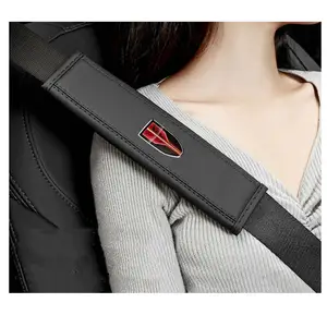 car leather safety belt cover shoulder protection for hongqi h9 h6 h5 e-qm5 ls7 e-hs9 hs7 hs5 hs3 hq9 interior accessories auto