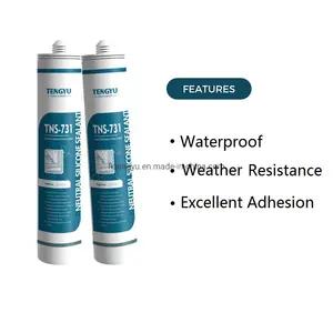 Mastic imperméable neutre de silicone pour sceller dans la porte de fenêtre de mur rideau et les façades de bâtiment