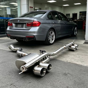 Système d'échappement Catback de haute qualité pour BMW 135i 3.0T (N54) E81E82E87E88 2007-2012 en acier inoxydable avec silencieux Valvetronic - Product Image 1
