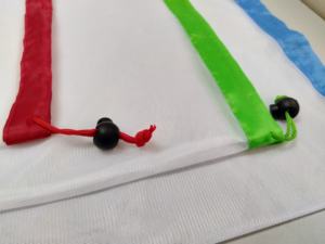 Sacs à cordon réutilisables en polyester pour le linge sale en coton Logo personnalisé écologique pliable Taille personnalisée 1000pcs - Product Image 6