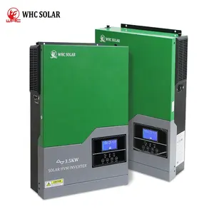 WHC Haute Efficacité Mppt Onde sinusoïdale Pure Hors Réseau Onduleur Solaire 12V 220V 5000W 3Kva 3.5Kw 5.5Kw Ac Onduleur Hybride 5Kw