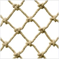 Filet décoratif en corde de jute, corde de chanvre, protection de clôture de jardin, filet de balançoire