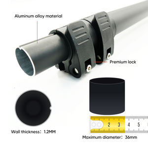 <strong>Electric</strong> Solar Panel <strong>Cleaning</strong> <strong>Brush</strong> 7.5m Telescopic Pole Double Disc PV Cleaner High Efficiency Fast Rotation - Product Image 3