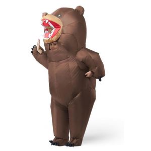 Customized Bear Simulated Skin Air Blow up Funny Fancy <b>Costume</b> <b>Inflatable</b> for Kids and Children - Product Image 3