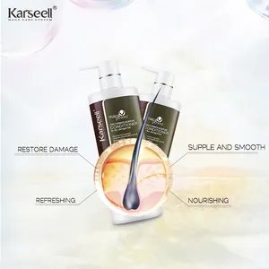 Karseel wholesale high quality manufacturers herbal MACA essences moisturizing shampoo and conditioner set hair treatment