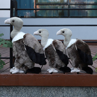 Nouvelle Peluche d'Oiseau Réaliste, Aigle, Pélican, Faucon, Cigogne, Animal en Peluche, Poupée d'Oiseau Réaliste pour la Décoration des Parcs et des Sites Touristiques
