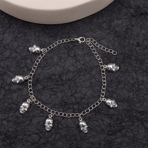 Martin <b>Boot</b> <b>Chain</b> Skull Pendant Metal <b>Chain</b> Accessory Round Toe Rubber Outsole Fashion Trend Yiwu Origin Sp-803 - Product Image 6