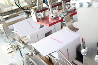 Machine d'emballage en carton, machine d'emballage en caisse enveloppante pour une seule pièce, produits en bouteille, industrie des boissons