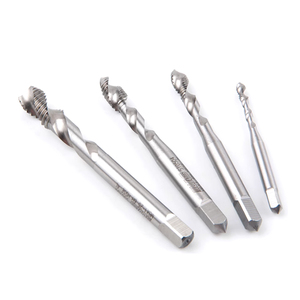 ดอกต๊าปเกลียวแบบ Bibo Spiral Tap 2 ฟลุต สำหรับเครื่องกลึง ใช้กับเครื่องมือต๊าปเกลียว HSS สำหรับงานกลึงอะลูมิเนียม โลหะ HSSM2 แบบ 2 คม เกลียวมาตรฐาน - Product Image 6