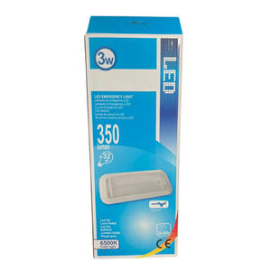 Lámpara de Emergencia Empotrada LED de 3W 350lm con Batería de Litio Recargable IP40, Luz Fría de 6500K, 3 Horas de Duración de la Batería, para Uso en Interiores - Product Image 2