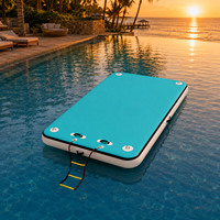 Vente flash : Plateforme flottante gonflable en PVC de Chine pour hôtels et complexes hôteliers, utilisation intérieure/extérieure, 5 à 10 passagers