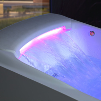 Spa à remous en acrylique, massage intelligent, système de température constante, massage par bulles, cascade, massage aquatique, auto-nettoyant
