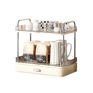 Desktop Storage Rack 33cm X 22cm 2 Tier Kitchen Drain Rack For Teacups And Kitchenware - Product Image 4
