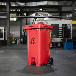 Prezzo a buon mercato grande litro carrello carrello con pedale e <span class=keywords><strong>120</strong></span> <span class=keywords><strong>litri</strong></span> di alta qualità 2 ruote di plastica <span class=keywords><strong>bidone</strong></span> della spazzatura - Product Image 3