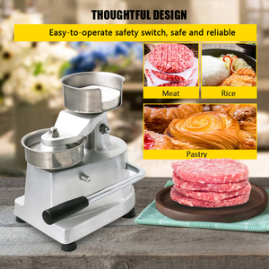 Machine professionnelle de formage de hamburgers pour les écoles, les universités, livraison rapide, respect des délais, applicable aux fermes, aux industries de vente au détail - Product Image 6
