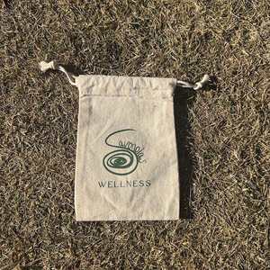 Aesthetic Organic Cotton <b>Drawstring</b> Bag Biodegradable Canvas <b>Pouch</b> Recyclable Fashionable Dust <b>Drawstring</b> Bag - Product Image 5