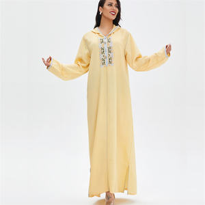 Eid Abaya, Caftan marocain de Dubaï 2022, robe musulmane <span class=keywords><strong>marocaine</strong></span>, Abayas turques pour femmes, vêtements islamiques européens, <span class=keywords><strong>Djellaba</strong></span> pour femmes - Product Image 3