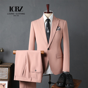 Trajes de Lana de Alta Gama para <span class=keywords><strong>Hombre</strong></span>, Corte Slim Fit Italiano, Formales, Casuales, para Bodas, Resistentes a las Arrugas - Product Image 3
