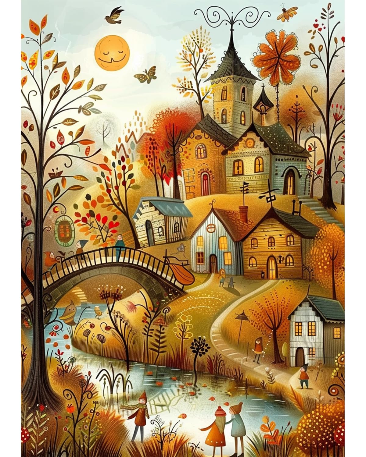 Autumn treehouse
