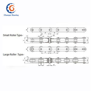 Fabricant vente en gros de chaîne à rouleaux de convoyeur de transmission à double pas C2040 C2042 C2050 C2052 C2060 C2062 - Product Image 4