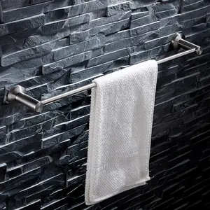 Banyo havlu tutucu aksesuarları duvara monte raf paslanmaz çelik metal