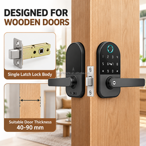 Cerradura Inteligente para Puerta con Huella Dactilar Bluetooth Sinon TTLock, Control por Aplicación, Cerradura sin Llave con Pestillo Único para Apartamentos, Alquileres y Oficinas - Product Image 3