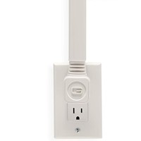Amerikanische Standard-Sofa-Seitensteckdosenverlängerung mit USB-A/C-Ladeanschlüssen, Nachttisch-Steckdosenleiste