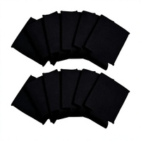 Lot de 150 manchons isothermes vierges en néoprène noir pliables pour canettes et bouteilles de bière et de soda, pour fêtes et mariages