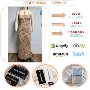 Vestido de Verano Elegante para <span class=keywords><strong>Mujer</strong></span>, con Tirantes Finos, Sin Mangas, Espalda Descubierta, con Cordones, Ajustado, para Fiesta, Cóctel o Noche - Product Image 3