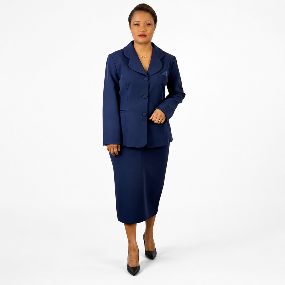 African Ladies Plus Size Women's Office Formal Two-Piece Jacket Dress  Embroidery Button Closure Slim Solid Pattern| Alibaba.com