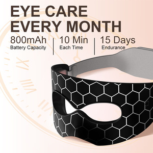 Nouveau <span class=keywords><strong>Masque</strong></span> LED Intelligent Portable pour les Yeux, Dispositif d'Expérience Lumineuse 7 Couleurs, <span class=keywords><strong>Masque</strong></span> Oculaire en Silicone Rechargeable 800mAh, Marque Privée OEM - Product Image 3