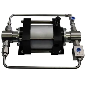 Top quality USUN Model: XT100 100:1 800 Bar output high pressure double acting pneumatic liquid and air pump for testing